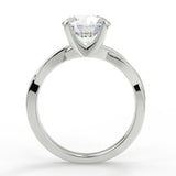 Stunning 2.0 CT Round Moissanite Engagement Ring with Solitaire Design 6