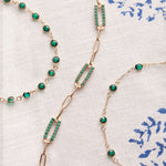 1.75 TCW Round Emerald Lab Made Diamond-May Birthstone Chain Bracelet 3