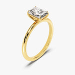 Stunning 1.50 CT Radiant Moissanite Engagement Ring with Solitaire Design 2