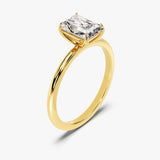 Stunning 1.50 CT Radiant Moissanite Engagement Ring with Solitaire Design 2