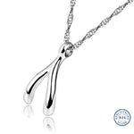 Round Cut Cubic Zirconia in 925 Sterling Silver Necklace 2