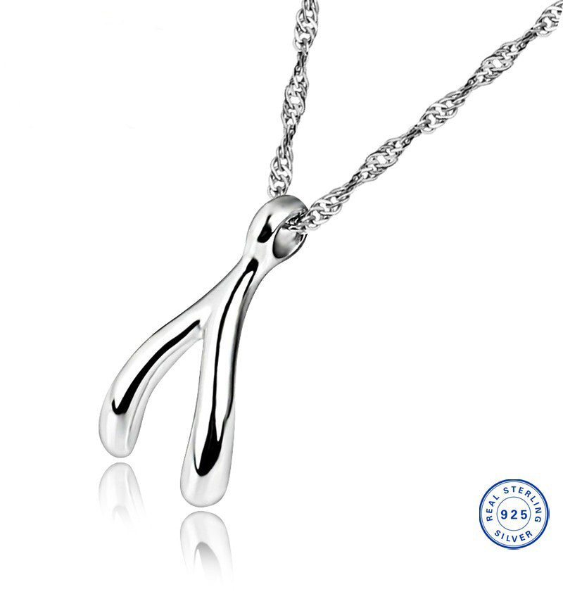 Round Cut Cubic Zirconia in 925 Sterling Silver Necklace 2