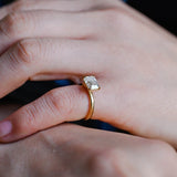 Stunning 1.0 - 2.0 CT Emerald Moissanite Engagement Ring with Solitaire Design 6