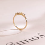 Stunning 0.2 TCW Round Moissanite Stones Half Eternity Wedding Bands 7
