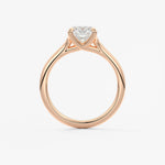 Elongated Cushion Split Shank Lab Grown Diamond Engagement Ring