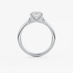 Elongated Cushion Split Shank Lab Grown Diamond Engagement Ring