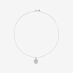 Round Cut Cubic Zirconia in 925 Sterling Silver Necklace 3