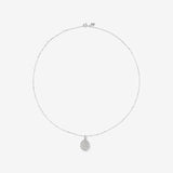 Round Cut Cubic Zirconia in 925 Sterling Silver Necklace 3