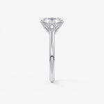 Elongated Cushion Three Stone Lab Grown Diamond Engagement Ring