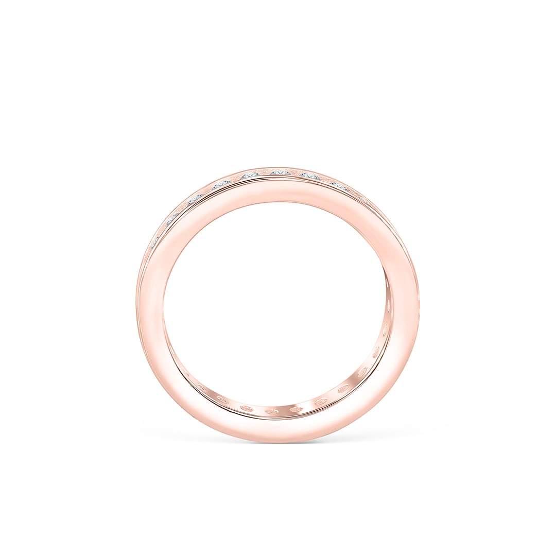 Stunning 0.3 TCW Round Moissanite Stones Chloé Eternity Wedding Band 3