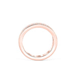 Stunning 0.3 TCW Round Moissanite Stones Chloé Eternity Wedding Band 3