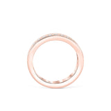 Stunning 0.3 TCW Round Moissanite Stones Chloé Eternity Wedding Band 3