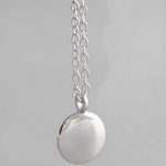 Round Cut Cubic Zirconia in 925 Sterling Silver Necklace 4