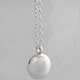 Round Cut Cubic Zirconia in 925 Sterling Silver Necklace 4