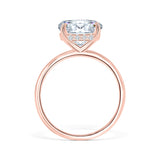 Stunning 3.0 CT Round Moissanite Engagement Ring with Hidden Halo Design 2