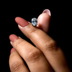 2.0 TCW Oval Cut Moissanite Stud Earrings in Gold 4