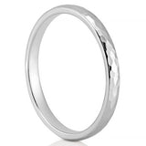 Stunning Hammered Metal Wedding Bands 4