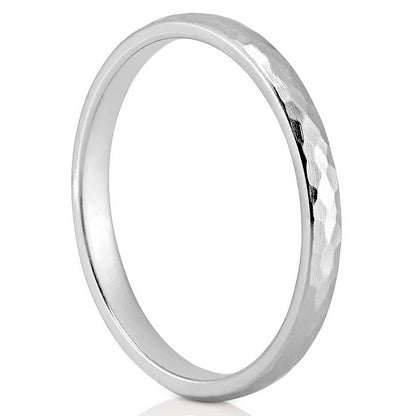 Stunning Hammered Metal Wedding Bands 4