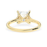 Stunning 2.0 CT Princess Moissanite Engagement Ring with Split Shank Design 2