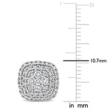 Round Cut Cubic Zirconia in 925 Sterling Silver Earrings 6