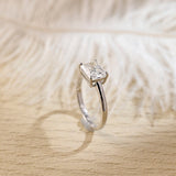 Stunning 3.0 CT Radiant Moissanite Engagement Ring with Solitaire Design 4