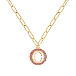 1.155 TCW Round Garnet Lab Made Diamond- July Birthstone Pendant 6