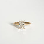 Stunning 1.70 CT Radiant Moissanite Engagement Ring with Solitaire Design 1