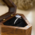 Stunning 4.0 CT Radiant Moissanite Engagement Ring with Solitaire Design 2
