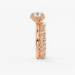 Round Multi Stones Lab Grown Diamond Engagement Ring