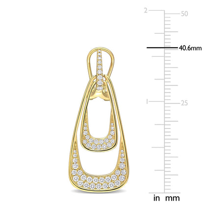 1.0 CT Round Cut Cubic Zirconia in 925 Sterling Silver Jewelry 6