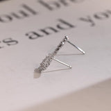 0.50 TCW Round Cut Moissanite Flower Shape Earrings in Gold 10