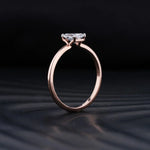 Stunning 0.50 CT Radiant Moissanite Engagement Ring With Solitaire Design 4