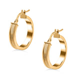 Round Cut Cubic Zirconia in 925 Sterling Silver Earrings 1