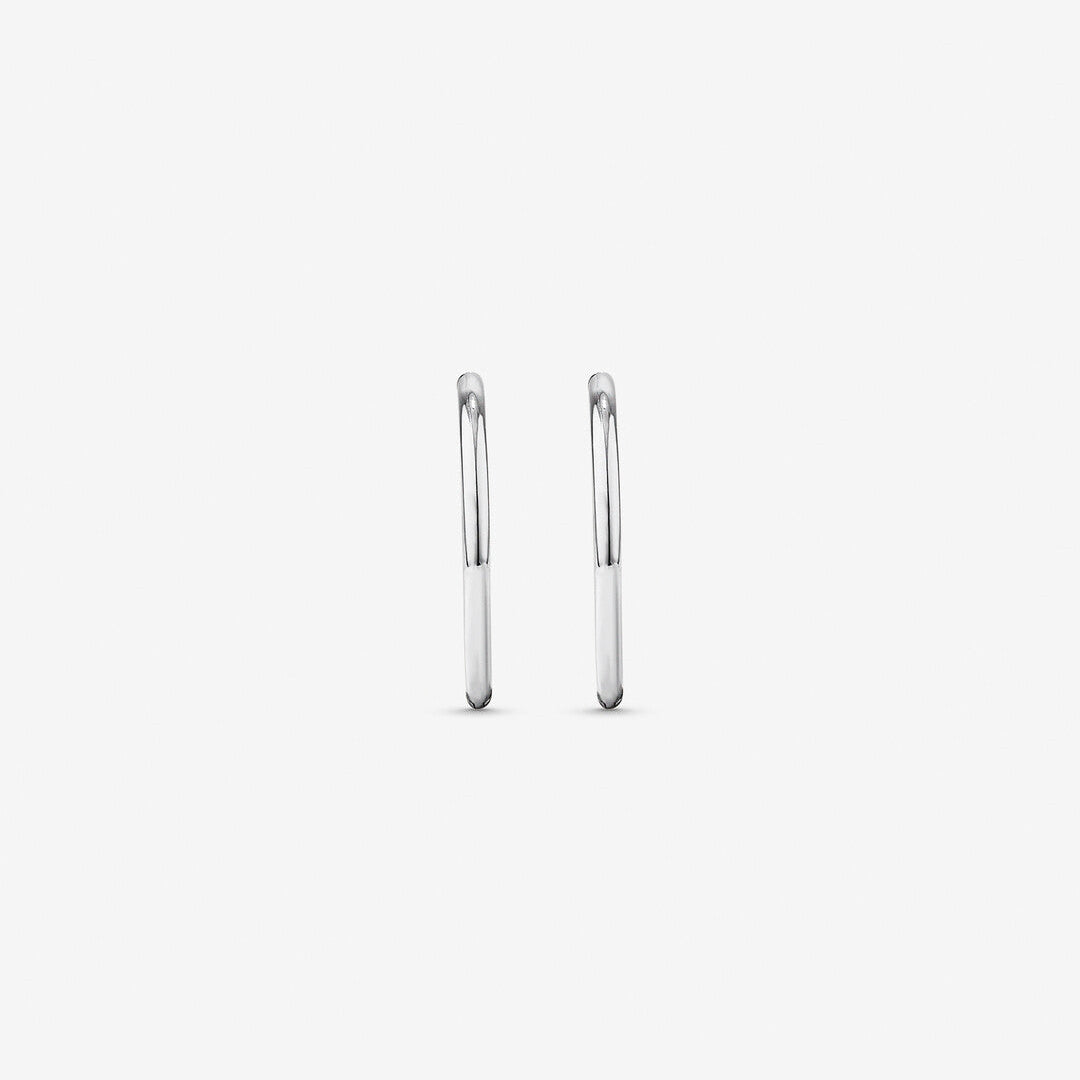 Round Cut Cubic Zirconia in 925 Sterling Silver Earrings 2