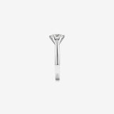 Stunning 2.0 CT Round Moissanite in Solitaire Engagement Ring 3