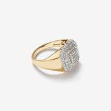 1.0 TCW Round Moissanite Men's Wedding Band in Solid Gold 5