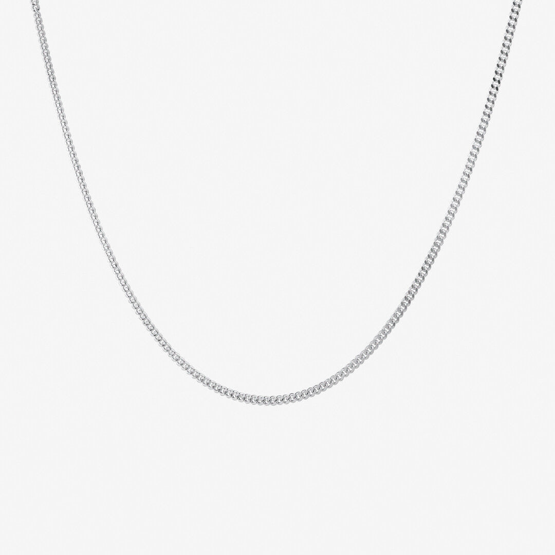 Round Cut Cubic Zirconia in 925 Sterling Silver Necklace 1