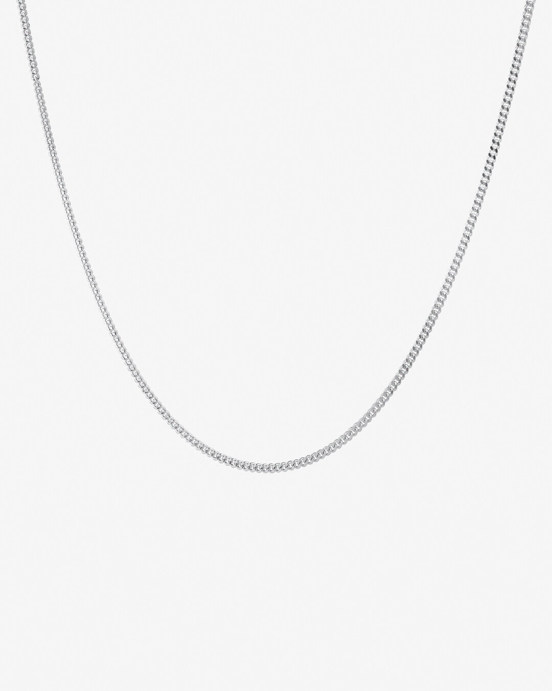 Round Cut Cubic Zirconia in 925 Sterling Silver Necklace 1