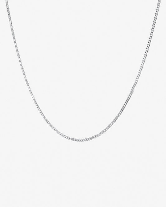 Round Cut Cubic Zirconia in 925 Sterling Silver Necklace 1