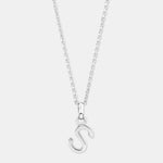 Round Cut Cubic Zirconia in 925 Sterling Silver Necklace 1