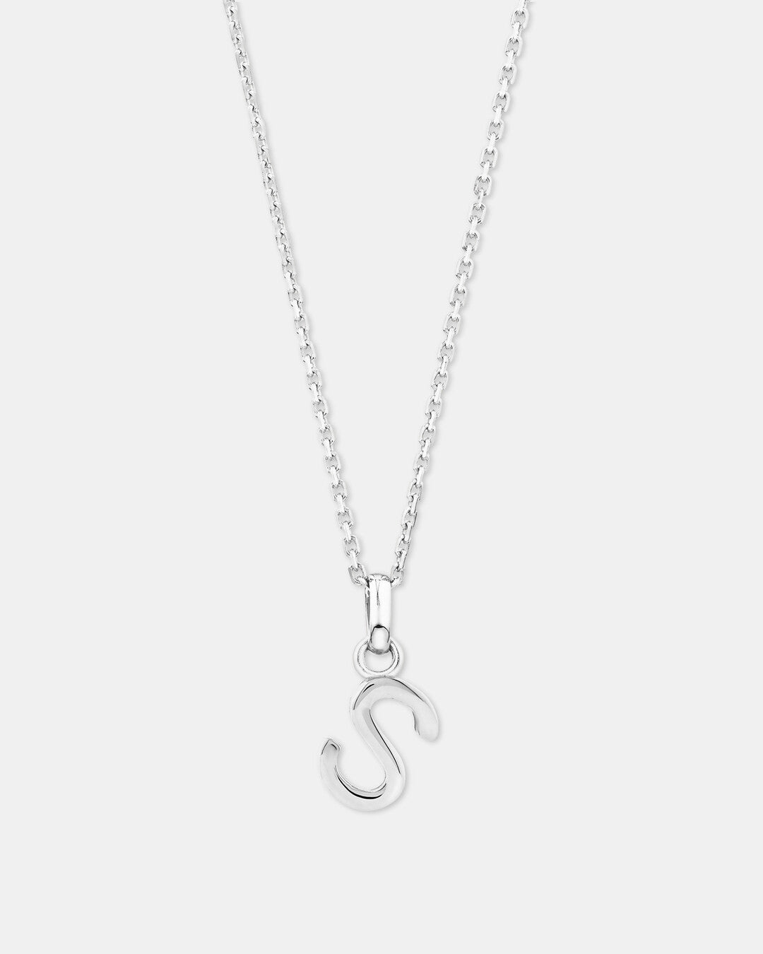 Round Cut Cubic Zirconia in 925 Sterling Silver Necklace 1