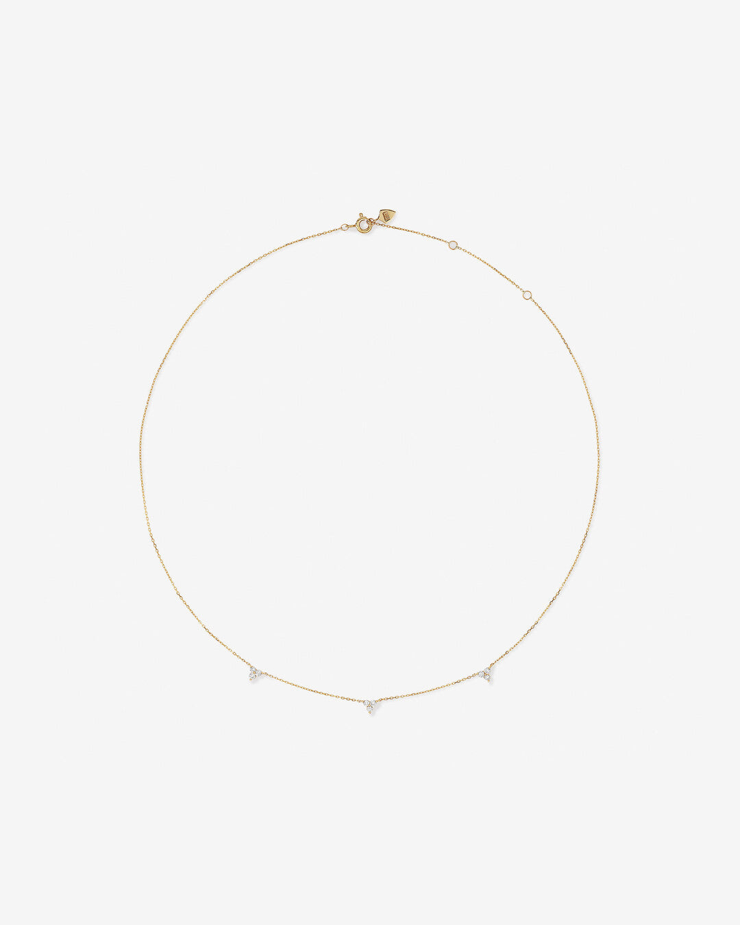 Round Cut Cubic Zirconia in 925 Sterling Silver Necklace 3