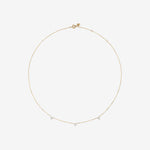 Round Cut Cubic Zirconia in 925 Sterling Silver Necklace 3