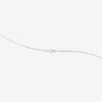 Round Cut Cubic Zirconia in 925 Sterling Silver Necklace 3