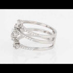 Round Cut Cubic Zirconia in 925 Sterling Silver Wedding Bands 7