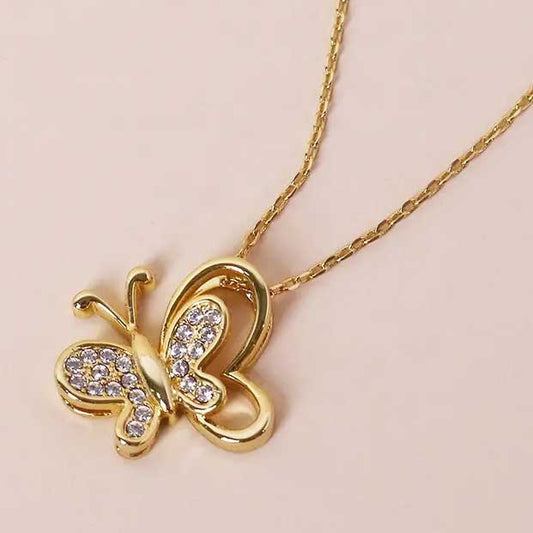 Round Cut Cubic Zirconia in 925 Sterling Silver Necklace 2