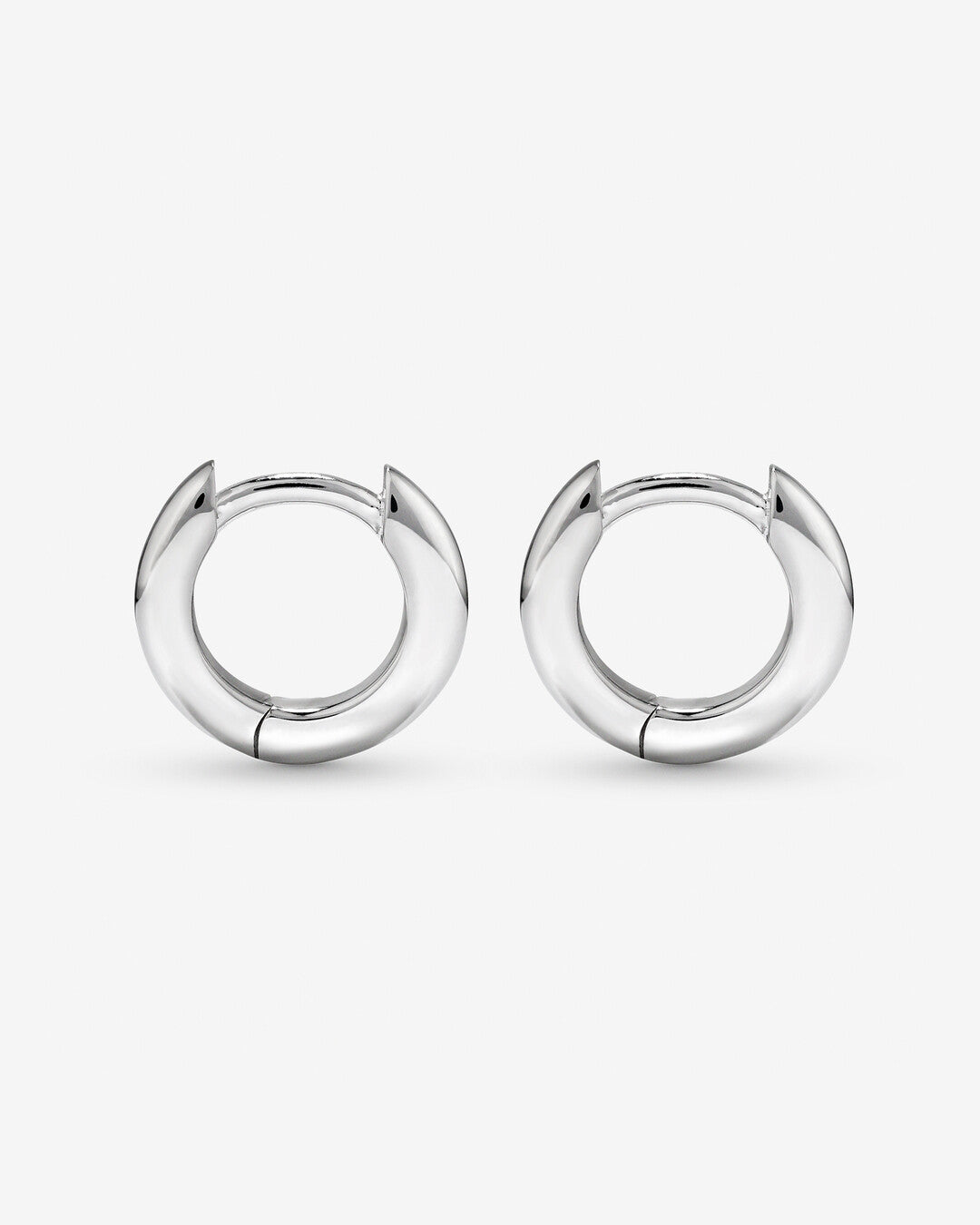 Round Cut Cubic Zirconia in 925 Sterling Silver Earrings 3
