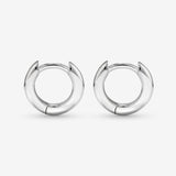 Round Cut Cubic Zirconia in 925 Sterling Silver Earrings 3