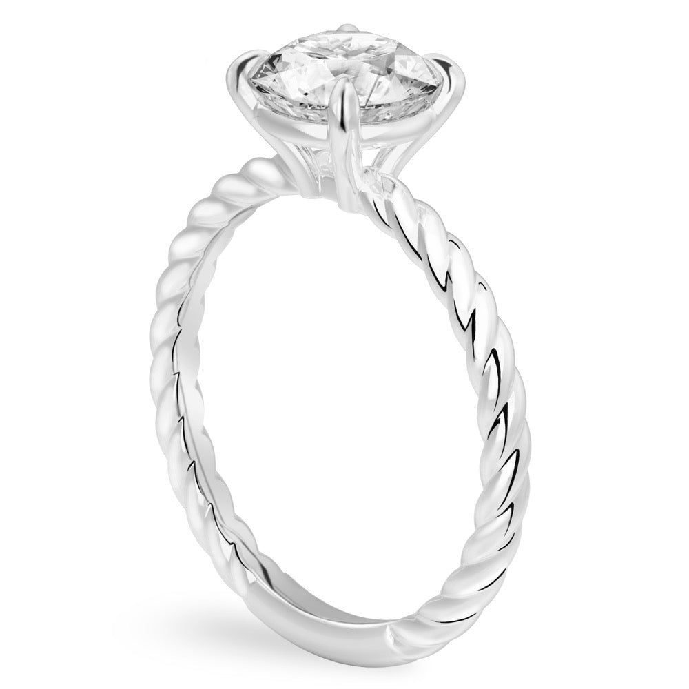 Stunning 0.50-1.50 Round Moissanite Engagement Ring With Solitaire Design 3