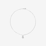 Round Cut Cubic Zirconia in 925 Sterling Silver Necklace 3